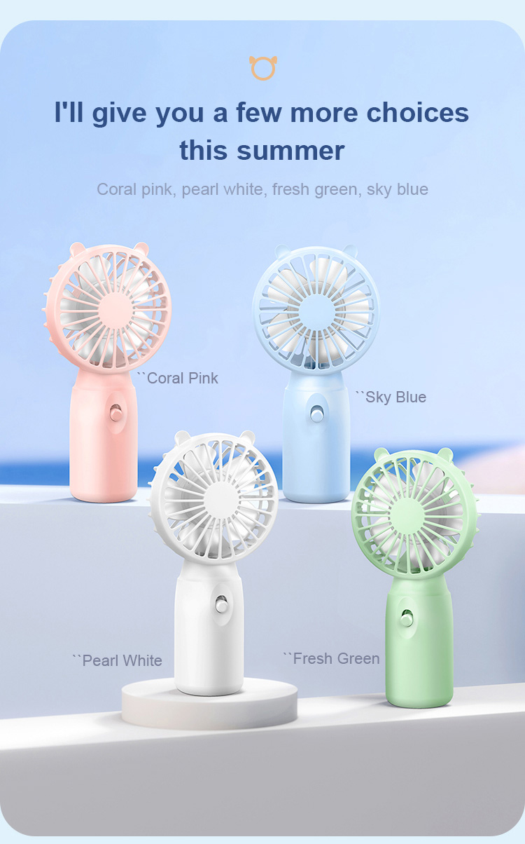 mini fan K2, portable fan K2, handheld fan K2,  small fan K2, pocket fan, handy fan K2